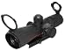 NcStar 3-9 X 42 Rubber Compact with Red Laser/Green Lens Blue Illuminated Rangefinder Scope with Quick Release (SRTR3942G)