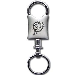 Miami Dolphins Laser Etched Valet Keychain