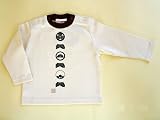 Organic Cotton Baby Six-Kamon Top Natural 0-6 month