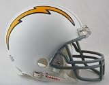 San Diego Chargers 1961-73 Throwback Replica Mini Helmet w/ Z2B Face Mask