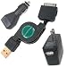 Microsoft Zune - Retractable Synch and Charge USB Travel Kit