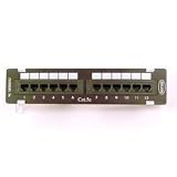 Belkin 12-Port 568A/568B Wall Mount Patch Panel with Mounting Bracket