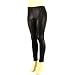 Snake Skin Print Full Leggings Stretchy Footless Black