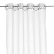 Voilage Blanc � oeillets 140 x 240 cm - Anti-t�ches nettoyage facile