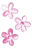 Pretty Pink DAISY FLOWERS Wallies Wallpaper Cutouts