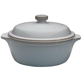 Denby Mist Round Casserole by Denby