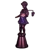 15.5 H Silhouette Bacchus Boy Accent Lamp