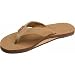 Rainbow Wide Leather Strap Sandals - Sierra Brown Sml