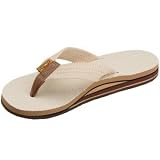 Womens Rainbow Sandals Hemp Double Stack Wide Strap