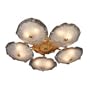 ELK Lighting 1724/10 10 Light Girona Flush Mount Ceiling Light,