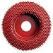 Tools & Hardware : King Arthur's Tools 10009 2" Red Coarse Grit Carbide Abrasive Disc