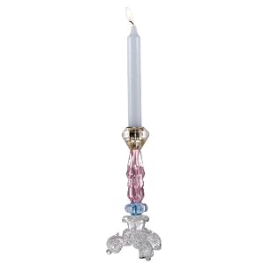 Crystal Like Candlestick Holder – Romantic Gift for Secretary Teacher Girls Sister Her Friend Wife