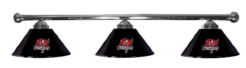 Tampa Bay Buccaneers Pool Table Light - Chrome Bar