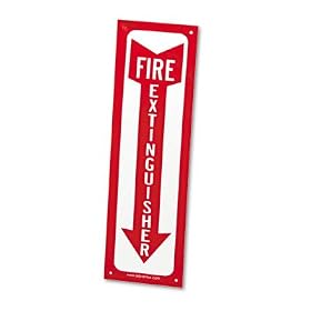 Advantus OSHA Fire Extinguisher Sign by Advantus