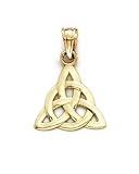 14k Small Polished Celtic Knot Pendant