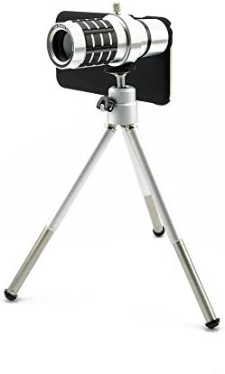 LEDEBONG(TM) iPhone 6 plus Camera Lens Kit Including 12x Zoom Aluminum Telephone Manual Focus Telescopic Optical Lens/One Mini Aluminum Tripod/One Universal Phone Holder/One Telephoto Lens Holder Ring/One Hard Case for iPhone 6 plus/One LEDEBONGTMVelvet Phone Bag/One Microfiber Cleaning Cloth-Awesome Photography Accessories for iPhone 6 plus (iphone 6 plus)