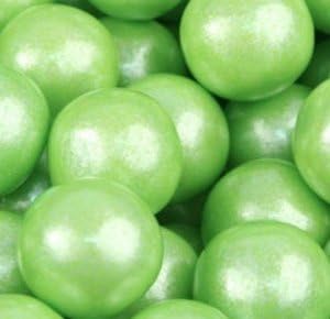 Shimmer Pearlescent Light Green 1 Inch Gumballs (5 POUNDS)
