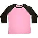 American Apparel KIDS Baby Rib 3/4 Sleeve Raglan Tee - Many Colors!