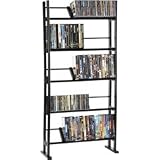 Atlantic 3553-5429 Element Wood and Metal CD/DVD Media Rack