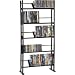 Atlantic 3553-5429 Element Wood and Metal CD/DVD Media Rack