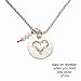 Pearl Token Heart Necklace