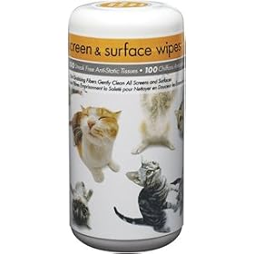 Allsop 29601 Cat Group Screen Wipes by Allsop