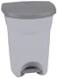 Allibert 183266 Poubelle Eureka 50 L P�dale Polypropyl�ne Gris Granite