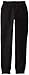 STX Boys' Fleece Pull On Sport Pant, UV08-Black/Red Core, 10/12