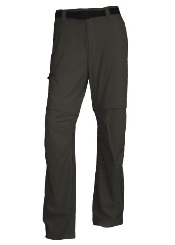 maier sports Herren L-Zip Off Hose el Tajo, anthrazit / ebony, 56