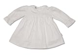 Stummer 11110 - Kleidchen mit Schleife, Baumwoll Jacquard, Farbe: weiss