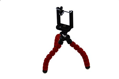 Flexible Tripod with Cell Phone Adapter for Iphone 6, Plus, 5 5s 5c 4s 4 Mini; Bendable with Mount for Samsung Galaxy Note 4, 3, 2, S5, S4; Lumia, Huawei, Xiaomi Miui, Htc; Universal Smartphone Holder Clip Stand Connector - Holds Digital Camera Dslr, Slr!