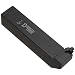Dorian Tool NS Square Shank DorNotch External Threading and Grooving Holder, Left-Hand Cut, 1" Shank Width, 1" Shank Height, 5" Overall Length, 5/32" Insert