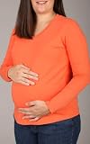Long Sleeve V-neck Maternity Top Shirt