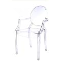 Louis Ghost Chair Clear New boxed Polycarbonate Reproduction of Philippe Starck Kartell WAS �184
