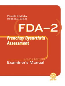 FDA-2: Frenchay Dysarthria Assessment (Complete Kit)