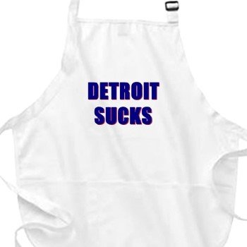 Detroit Sucks BBQ Apron