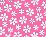 SheetWorld Fitted Cradle Sheet - Primary Pink Floral Woven - Made In USA