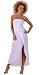 Sexy Long Sophisticated Formal Prom Suitable Tube Dress with Draped Hem from Hot Fash Dresses - EMPRESS TUBE White image 1