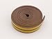 Kitchen & Housewares : Mr Cosy EPDM Rubber Strip Long Life Draught Excluder 5.18m Brown