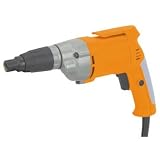 Heavy Duty Variable Speed Reversible Deck/Drywall Screwdriver; INCLUDES: built-in belt clip and four Phillips and two slotted insert bits