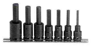 stanley proto j74152 7 piece 1/2″ drive hex bit socket set
