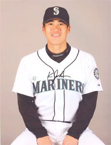 Kenji Johjima Signed 8x10 Photo