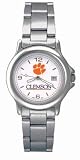 Clemson Tigers Ladies Varsity Sterling Silver Watch