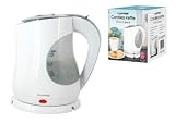 Lloytron 1.0Ltr 360 Cordless Kettle 2200W White/Grey 1