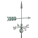 Arrow Blue Verde Aluminum Weathervane