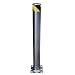 Vestil BOL-SS-42-4.5 Stainless Steel Pipe Safety Bollard, 4-1/2" OD, 42" Height