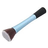 Docooler Professional Cosmetic Kabuki Brush Face Make Up Blusher Powder Foundation Tool Flat Top (Blue)