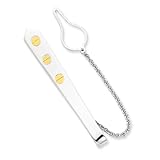 Sterling Silver and Vermeil Tie Bar