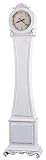 Alison Antique White Floor Clock