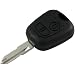 TELECOMMANDE PLIP COQUE PEUGEOT CLE 206 2 BOUTONS
